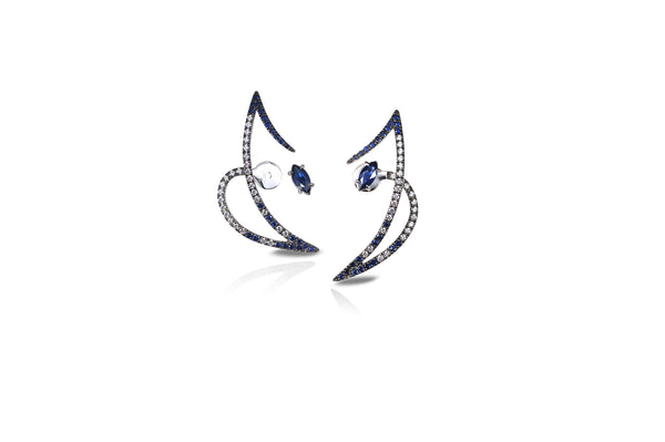 Le Phoenix Zeal II Tsavorite Garnet & Diamond Earrings