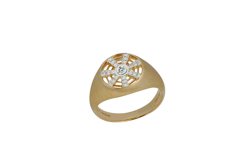 Twist Kaleidoscope Diamond Ring