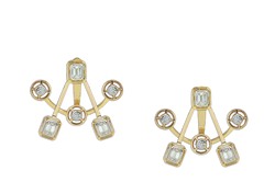 Mingle 6 EarJacket Diamond Earrings