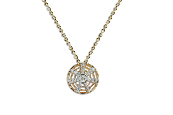 Twist Kaleidoscope 1.0 diamond necklace