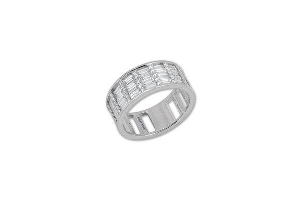 Classic Diamond Cigar 5 Ring set in 18K Gold