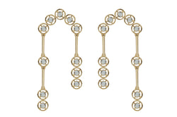 Twist Le Petite Kaleidoscope cascading 123 Diamond Earrings