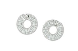 The Twist Medium 2.0 Disc Diamond Earrings