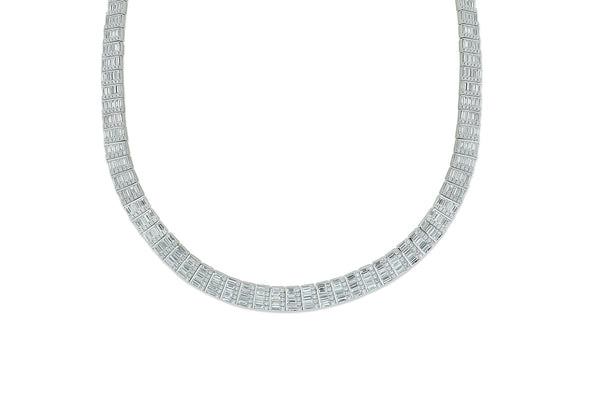 Twist Kaleidoscope Cigar Full Diamond Necklace