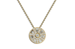 Twist Kaleidoscope 1.0 full diamond necklace