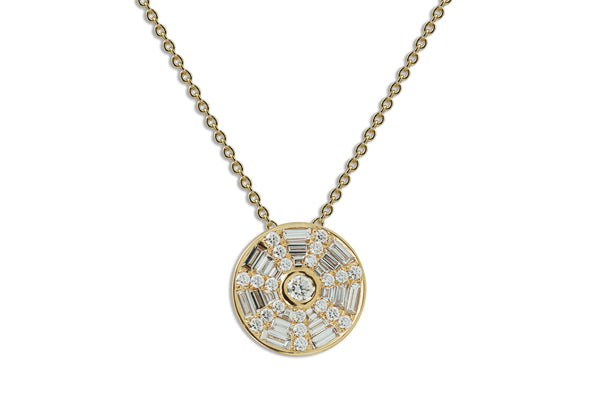 Twist Kaleidoscope 1.0 full diamond necklace