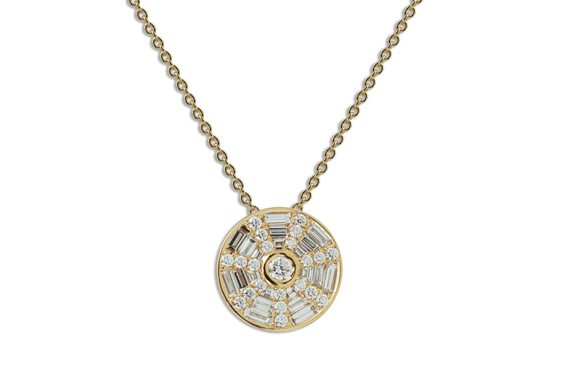 Twist Kaleidoscope 1.0 full diamond necklace