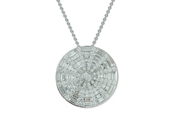Twist Kaleidoscope Full Diamond Necklace Grande