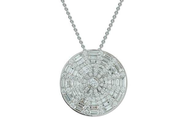 Twist Kaleidoscope Full Diamond Necklace Grande