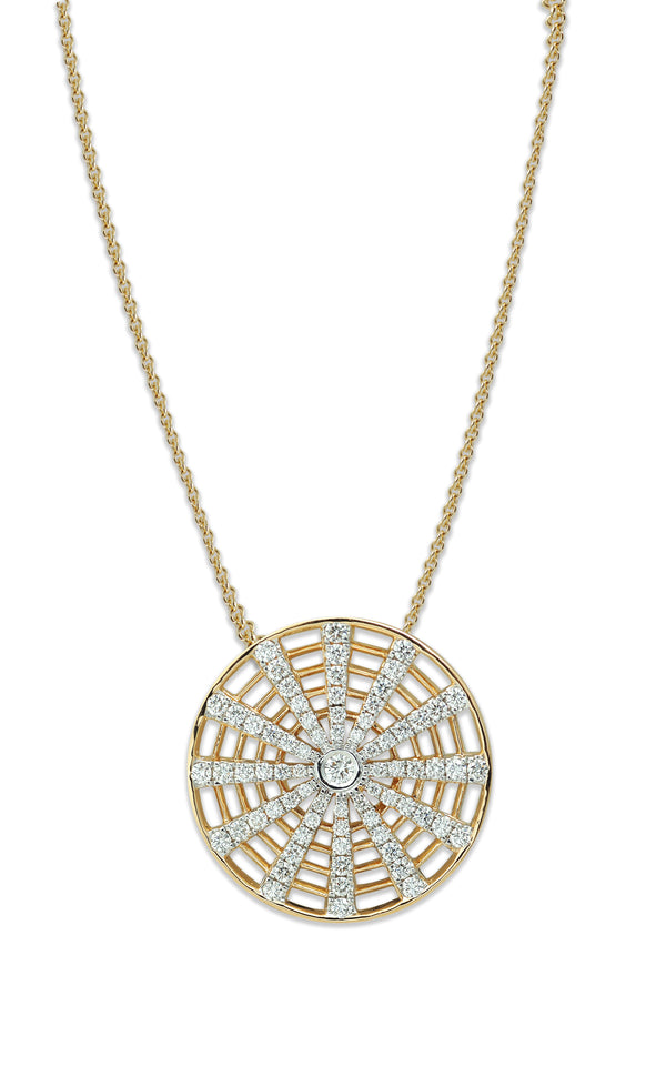 Twist Kaleidoscope Diamond Necklace Grande