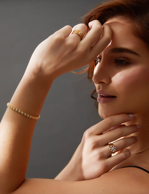 Mingle Petite Eternity Diamond Tennis Bracelet