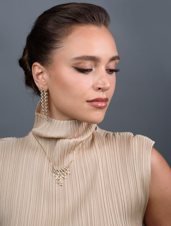 Mingle Cascading 5 Diamond Earrings