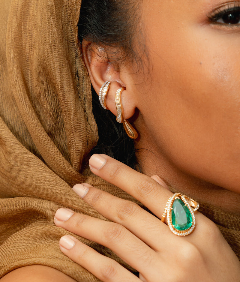 Talay Droplet 2in1 Diamond Earrings