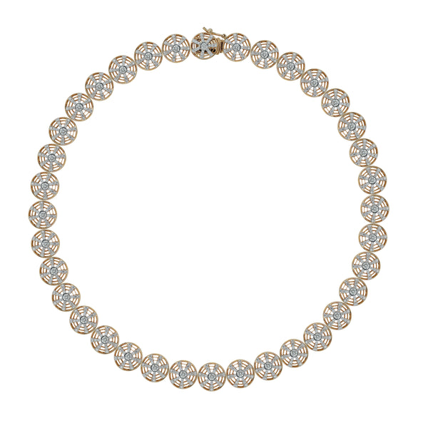 Twist Kaleidoscope 1.0 Disc Eternity Diamond Necklace