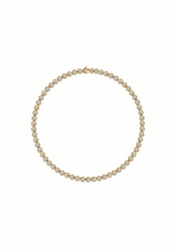 Twist Kaleidoscope Petite Tennis Diamond Necklace