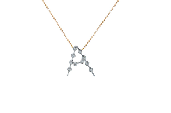 Talisman: Constellation Alphabet A Diamond Necklace