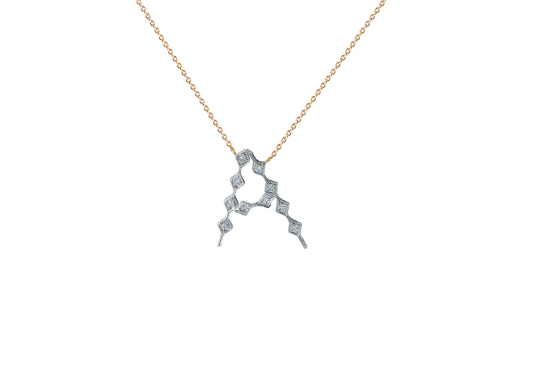 Talisman: Constellation Alphabet A Diamond Necklace