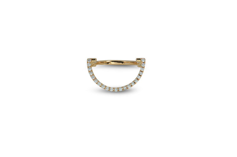 Twist Reflection Akoya Pearl Diamond Ring Jacket