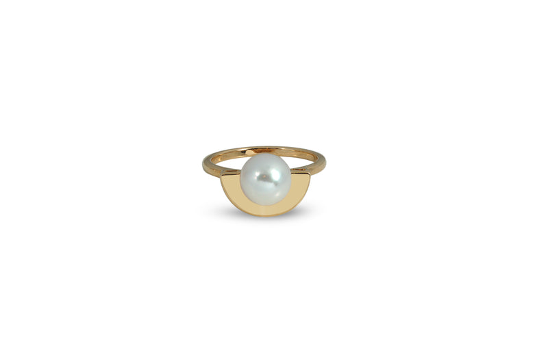 Twist Reflection Akoya Pearl Diamond Ring Jacket