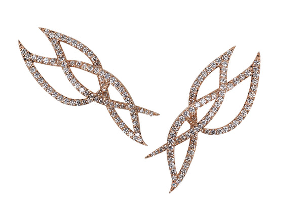Le Phoenix Intertwined Diamond Earrings [as seen on Camila Cabello]