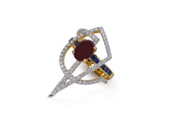 GeoArt OTO Ruby Ring