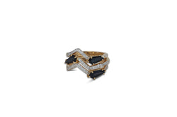 Origami Ziggy Jazz Black Sapphire Ring