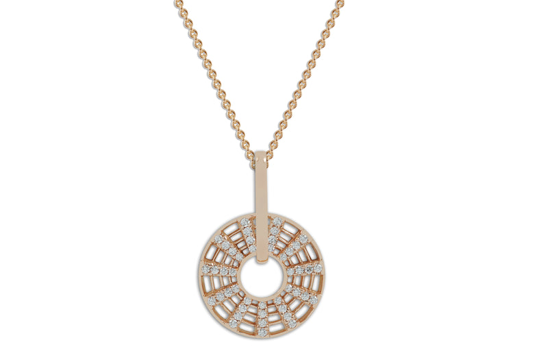 Twist Kaleidoscope Diamond Necklace