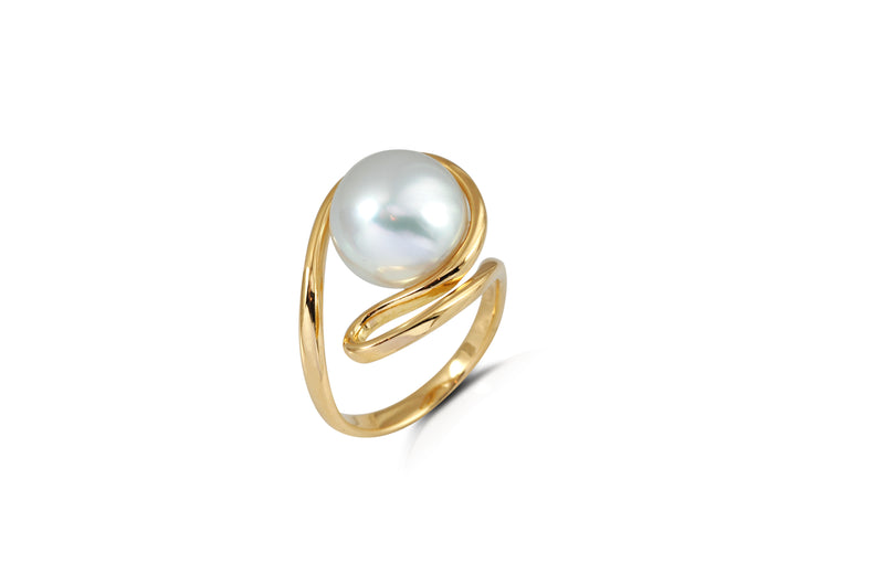 Talay South Sea Pearl Silhouette Ring