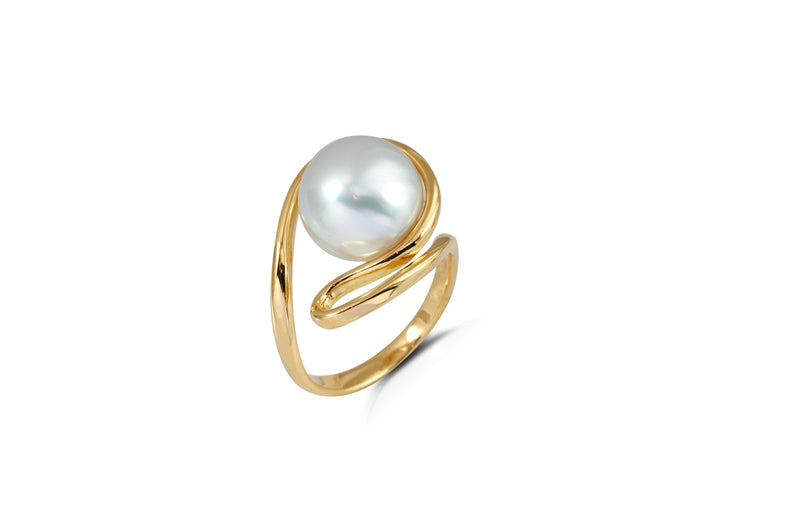 Talay South Sea Pearl Silhouette Earring