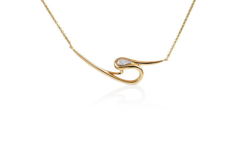 Talay Silhouette Wave Necklace