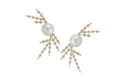 Talisman: Constellation Pattern 8 Pearl Earrings