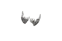 Le Phoenix Enchanted Black and White Diamond Earclimber Earrings