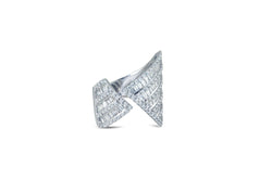 Origami Asymmetry Diamond Ring as seen on Jennifer Lopez