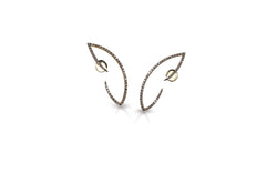 Le Phoenix Wing Diamond Earrings