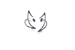 Le Phoenix Zeal II Blue Sapphire & Diamond Earrings