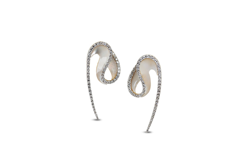 Talay Wave Mother-of- Pearl Earrings