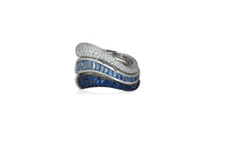 Talay Flow Wave Ring stack of 3